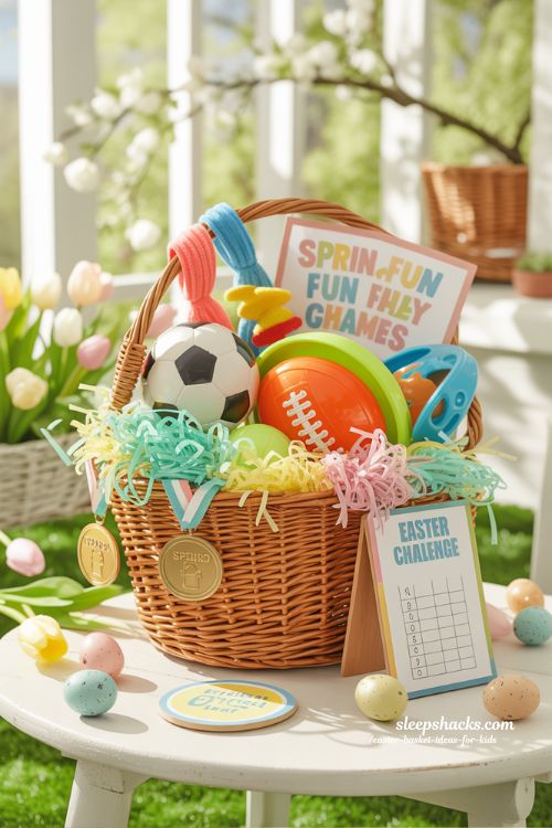 Sports and Active Play Easter Basket Ideas for Kids with Fun Outdoor Toys