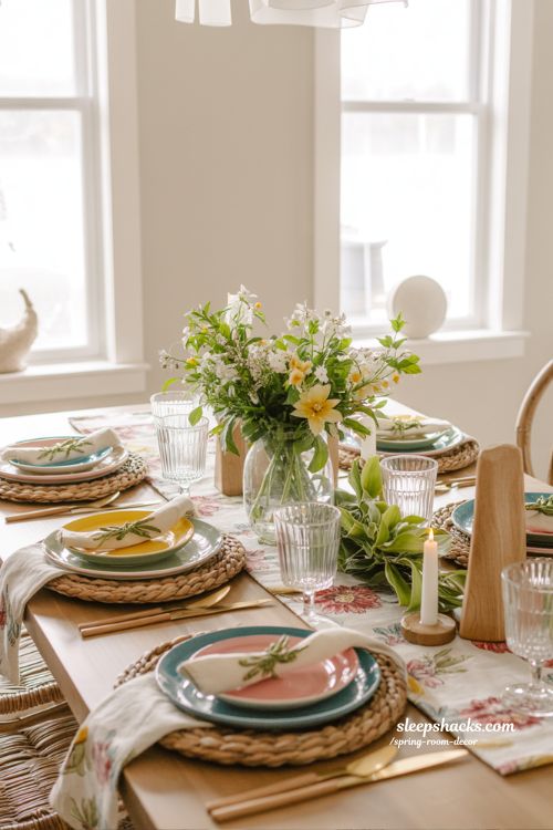 Spring Dining Room Decor Ideas for a Fresh Tablescape