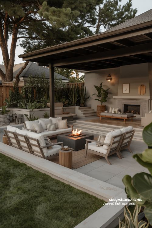 Sunken Patio Living Room Ideas for Cozy Backyard Retreats
