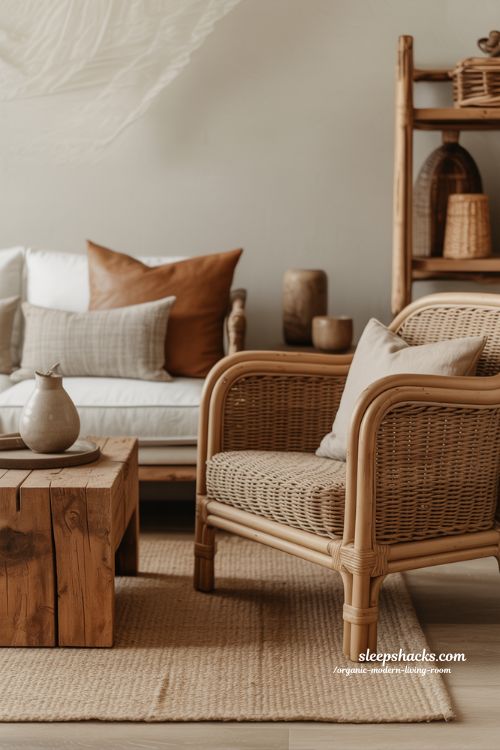 Sustainable Furniture Organic Modern Living Room