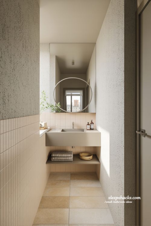 Textured Feature Wall Ideas for Small Bathrooms