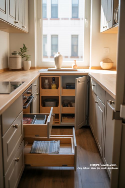 Tiny Kitchen Ideas For Small Apartments With Hidden Storage Solutions