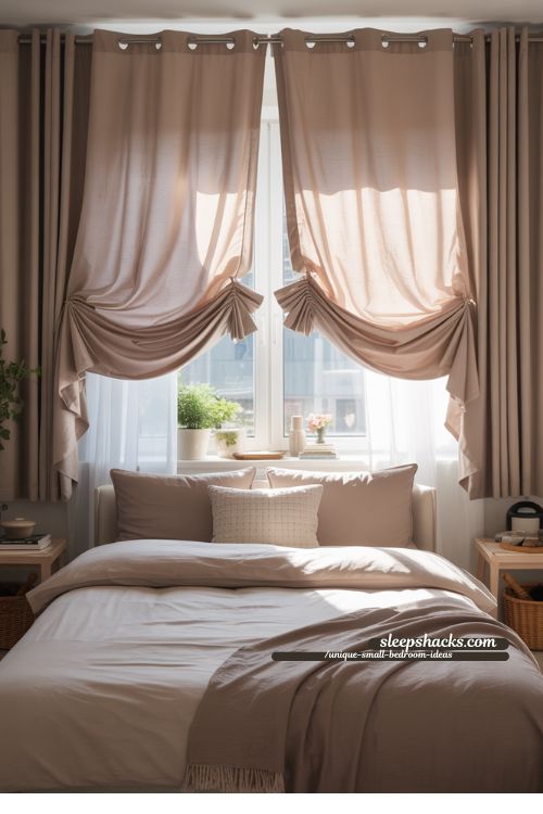 Transform Tiny Spaces with Elegant Roman Curtains