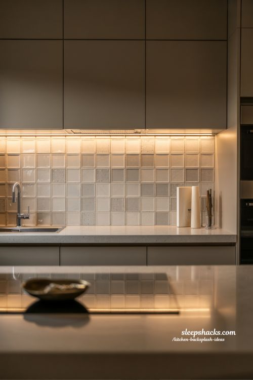 Under-Cabinet Lighting to Highlight Backsplashes