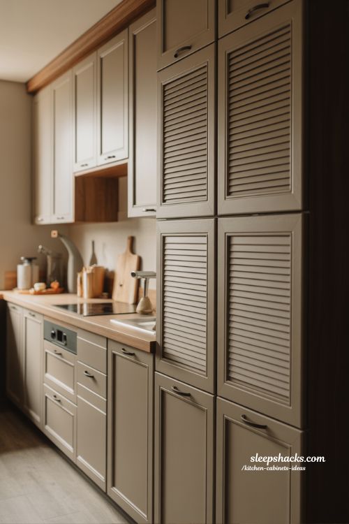 Vented Kitchen Cabinets Ideas for Hidden Appliances and Clean Design