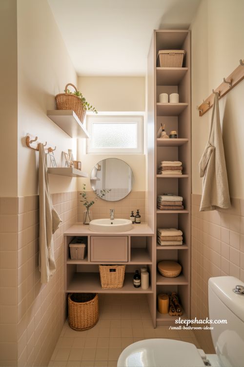 Vertical Storage Ideas for Small Bathrooms