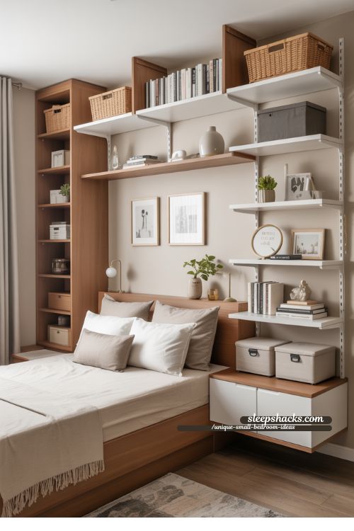 Vertical Storage Ideas to Maximize Small Bedrooms