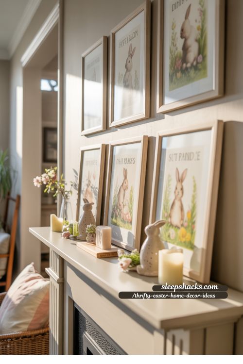 Vintage Easter Art Prints for Thrifty Spring Home Decor