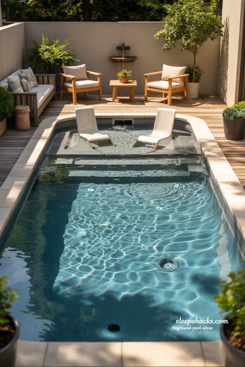 Vinyl Liner Inground Pool for Budget-Friendly Stylish Backyard