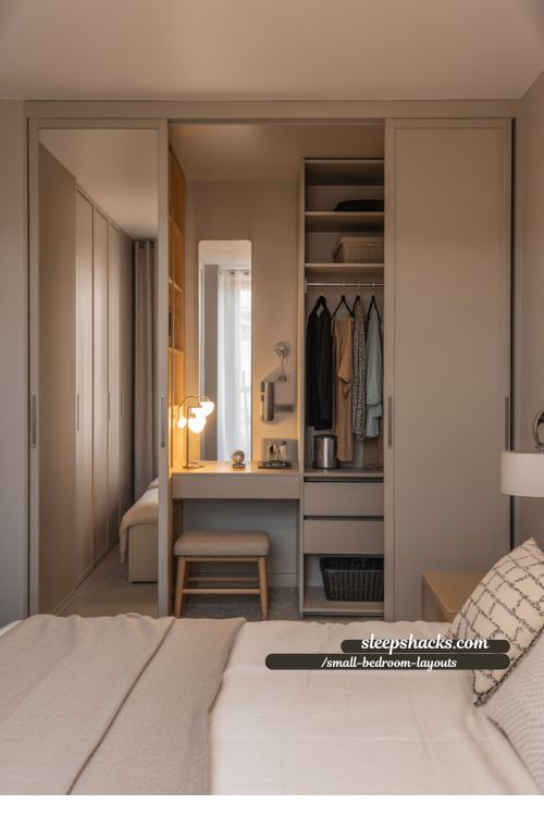 Walk-In Closet Integration for Small Bedrooms