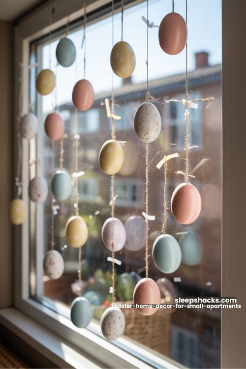 Window Egg Décor Easter Style For Small Apartments