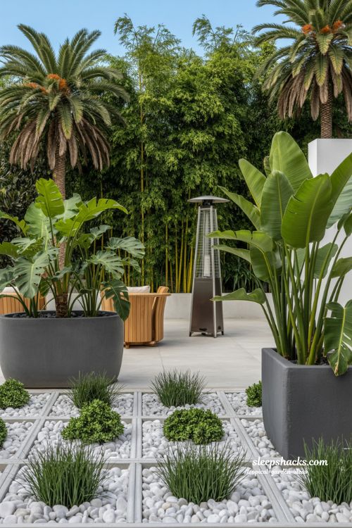Adaptive All-Season Tropical Courtyard