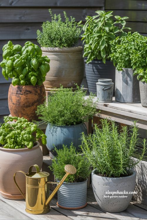 Best Container Herb Garden Ideas for Flexible Outdoor Gardening