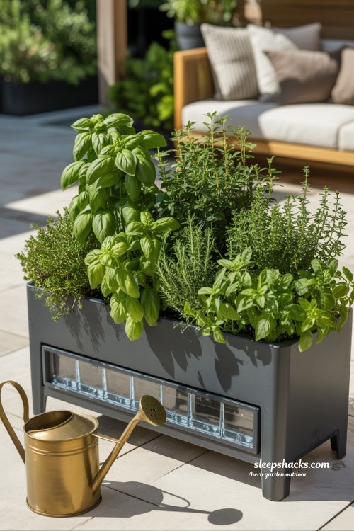 Best Self-Watering Outdoor Herb Garden Ideas for Busy People