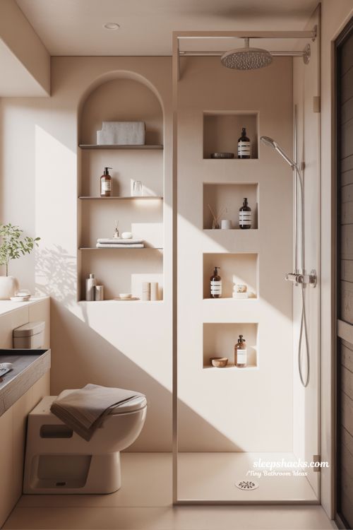 Built In Storage Ideas for Tiny Bathrooms That Keep Everything Hidden and Organized