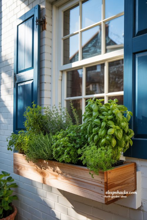 Classic Charm: Tidy Window Box Herb Garden Ideas for Small Spaces