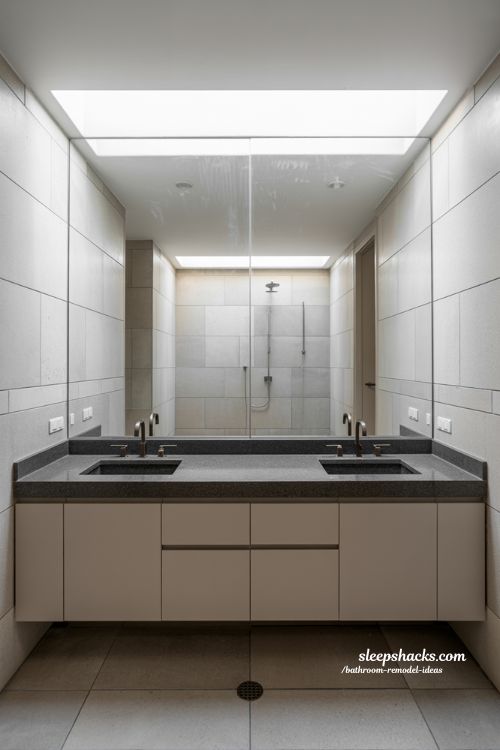 Clean Lines Modern Bathroom Remodel Ideas