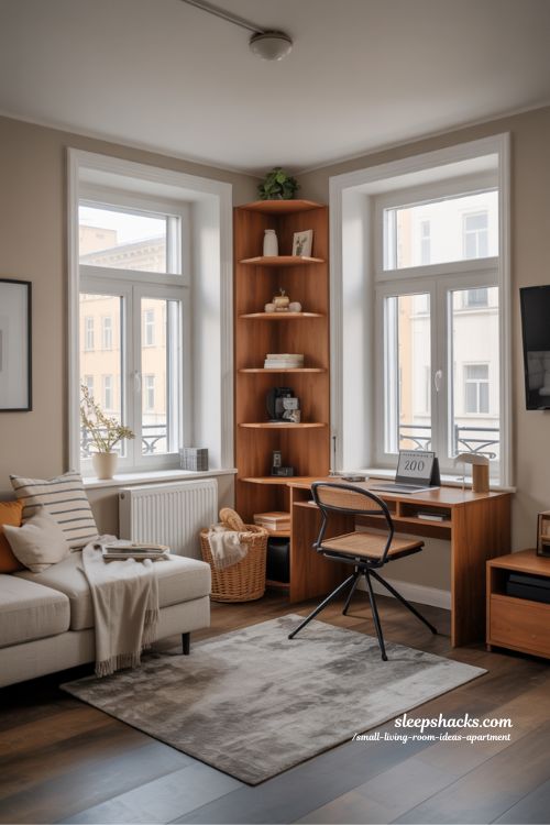 Corner Space Ideas for Small Living Rooms in Apartments