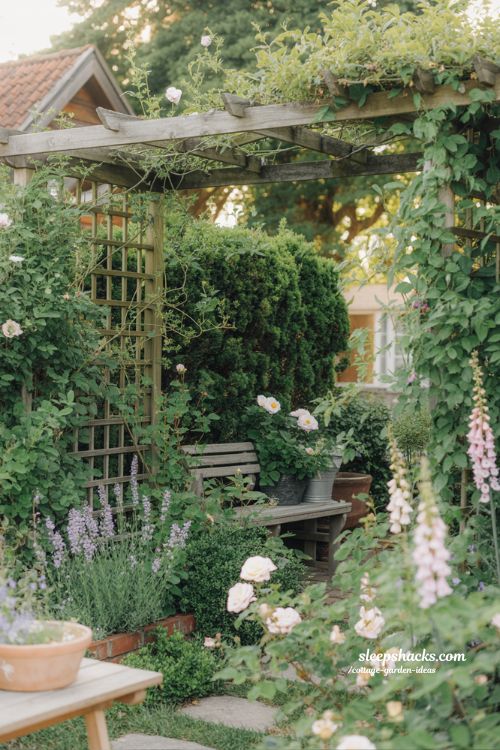 Cottage Garden Ideas Using Natural Planting for Privacy and Intimacy