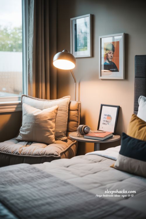 Cozy Cool Corner Boys Bedroom Ideas Ages 11 12 with Reading Nook
