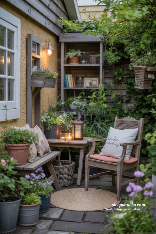 Cozy Seating Ideas for Small Cottage Gardens