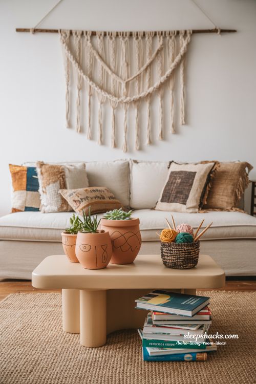Cozy & Unique DIY Boho Living Room Decor Ideas: Creative Handmade Crafts for a Personal Home