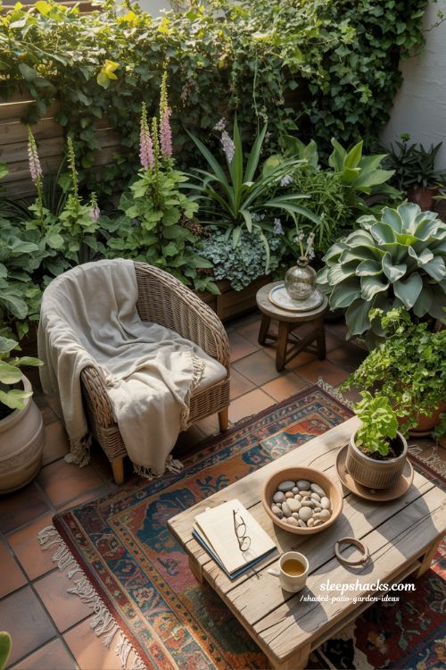 Designing a Shaded Patio Garden for Personal Comfort and Soul