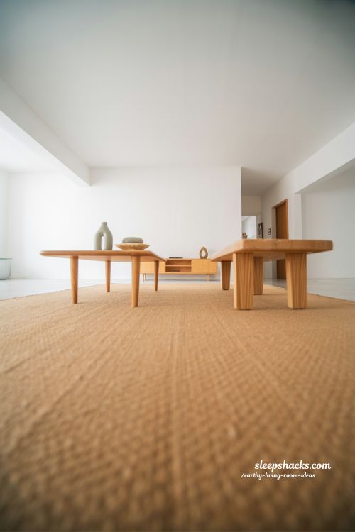 Earthy Living Room Ideas: Creating Calm with Clutter-Free Minimalist Design
