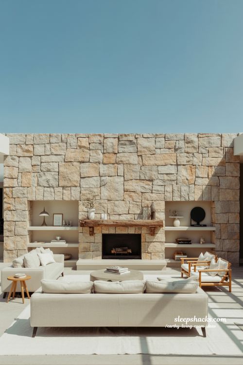 Earthy Living Room Ideas: Creating an Intentional Focal Point