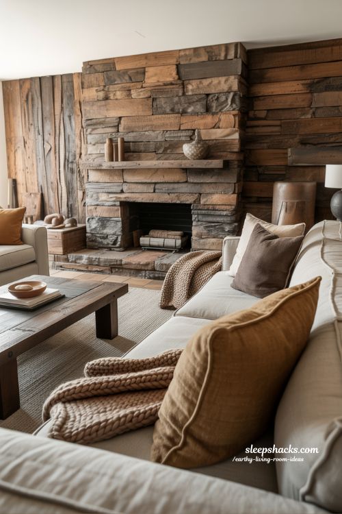 Earthy Living Room Ideas: Mixing Textures for a Natural Lived-In Feel