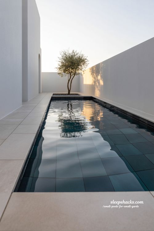 Endless Depth: Achieving Luxury with a Compact Infinity Edge Plunge Pool