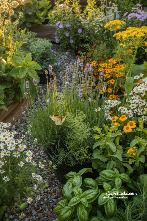 How to Create a Bee and Butterfly Friendly Outdoor Herb Garden