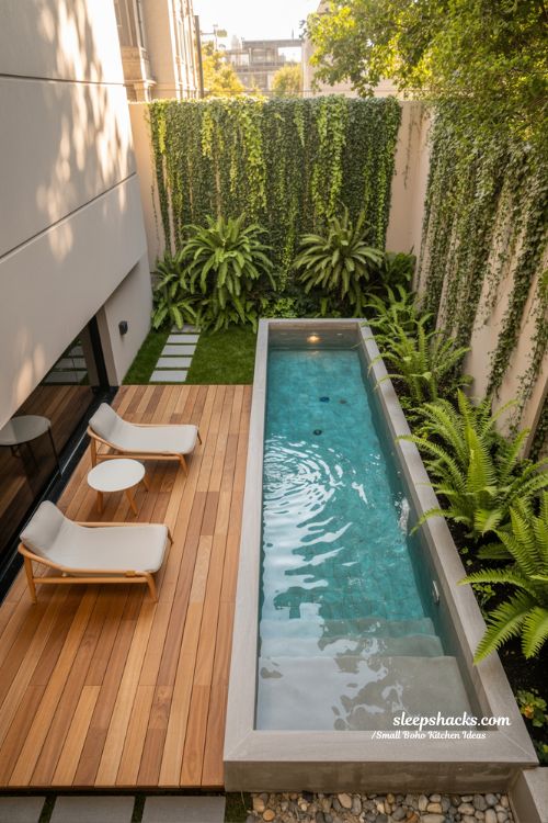 How to Fit a Luxury Plunge Pool in a Small Backyard