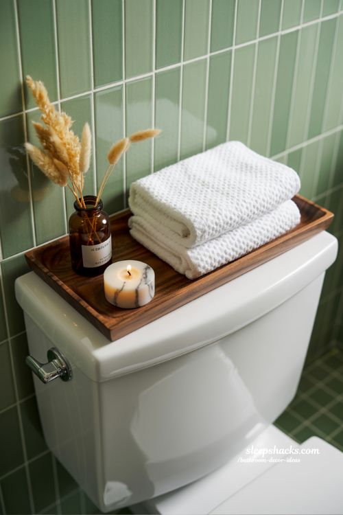 How to Style a Toilet Tank for a High-End Designer Look