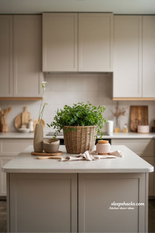 Kitchen Island Decor Ideas Stylish Centerpiece and Balance