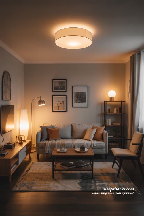Lighting Ideas That Make Small Living Rooms Feel Bigger