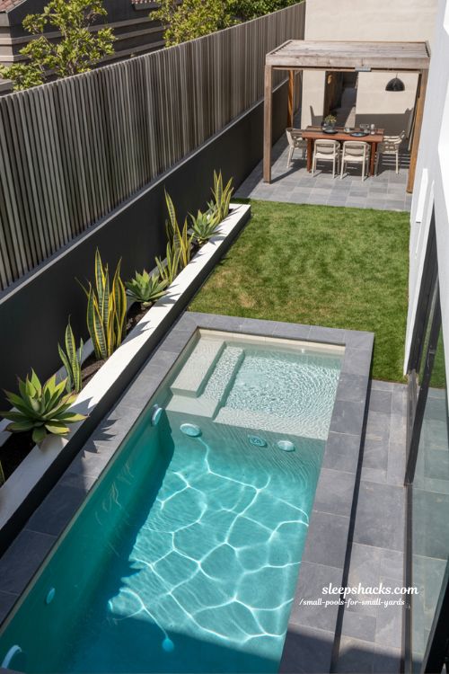 Maximize Your Yard: The Architectural Corner Plunge Pool