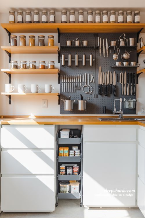 Maximized Small Kitchen Storage: Vertical DIY Solutions for a Tidy Home