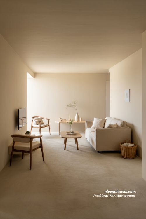 Minimalist Small Living Room Ideas Apartment for a Clean Aesthetic
