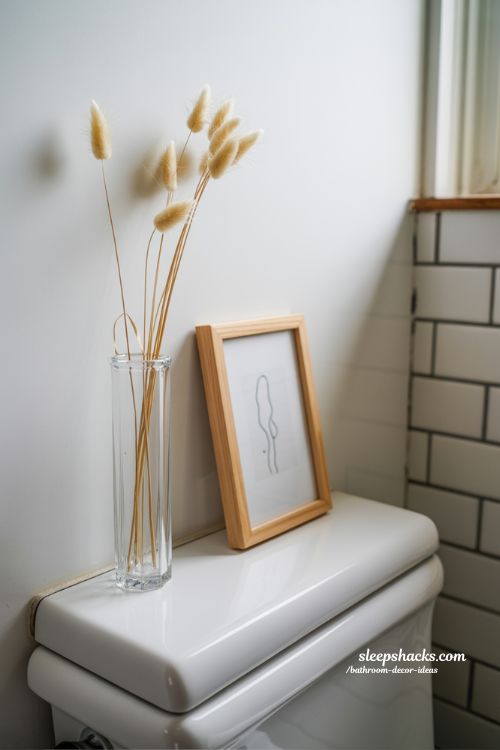 Vertical Styling Tricks for Small Bathroom Toilet Tanks