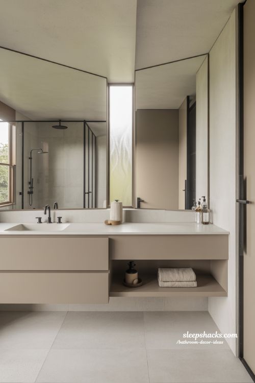 Modern Bathroom Decor Ideas Sleek Minimal Design With Clean Lines And Matte Finishes