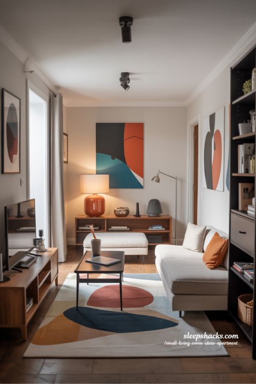 Modern Small Living Room Ideas Apartment with Stylish Decor