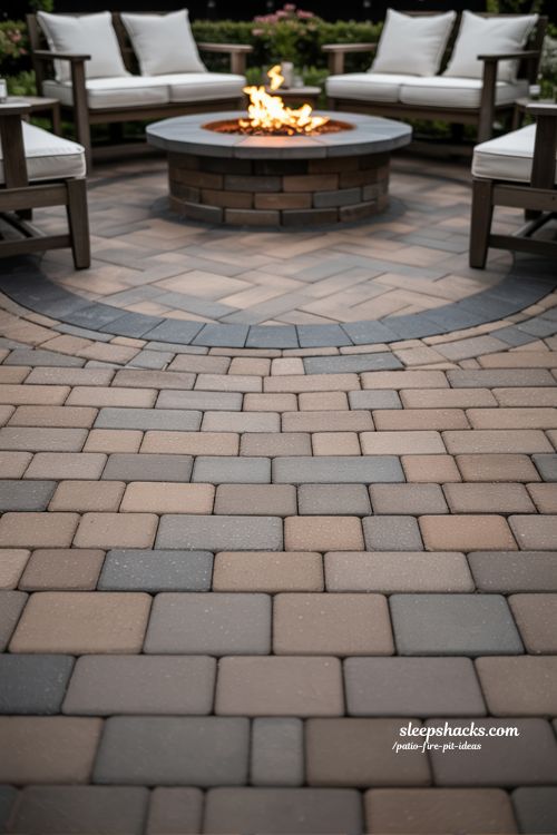 Paver Patio Fire Pit Ideas for Durable and Stylish Backyard Spaces
