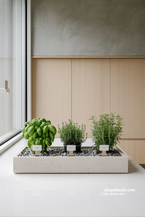 Peaceful & Functional: 5 Minimalist Herb Garden Ideas for Modern Kitchens