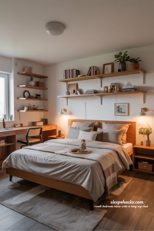Real-Life Small Bedroom Ideas with King Beds That Work