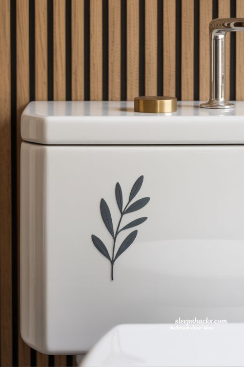 Renter-Friendly Toilet Tank Decor: The Power of Subtle Decals