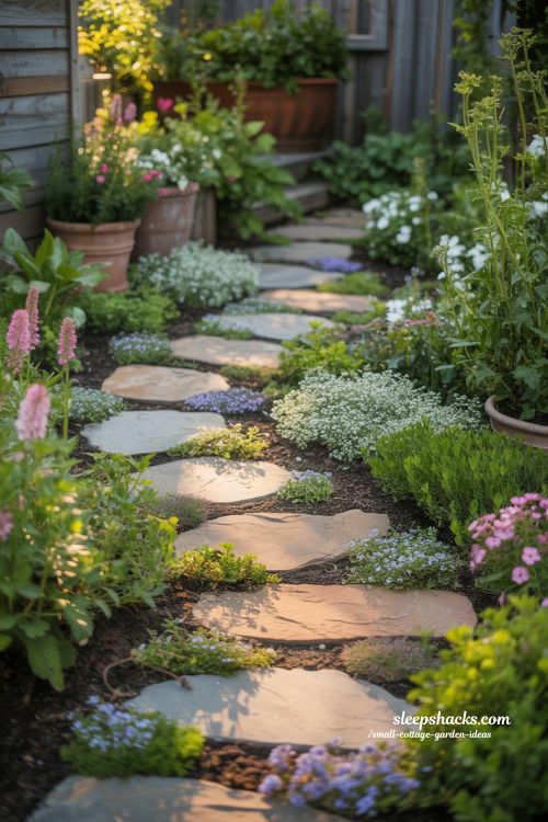 Romantic Pathways to Elevate Your Small Cottage Garden Design