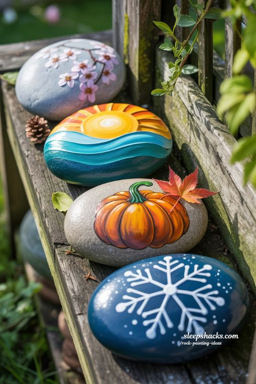 Seasonal Rock Painting Ideas to Update Your Garden All Year Round