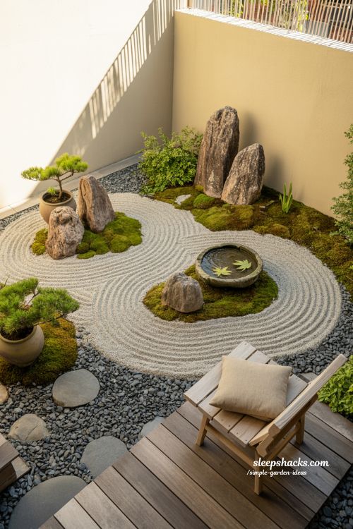 Simple Zen garden ideas for creating a calm and peaceful outdoor space