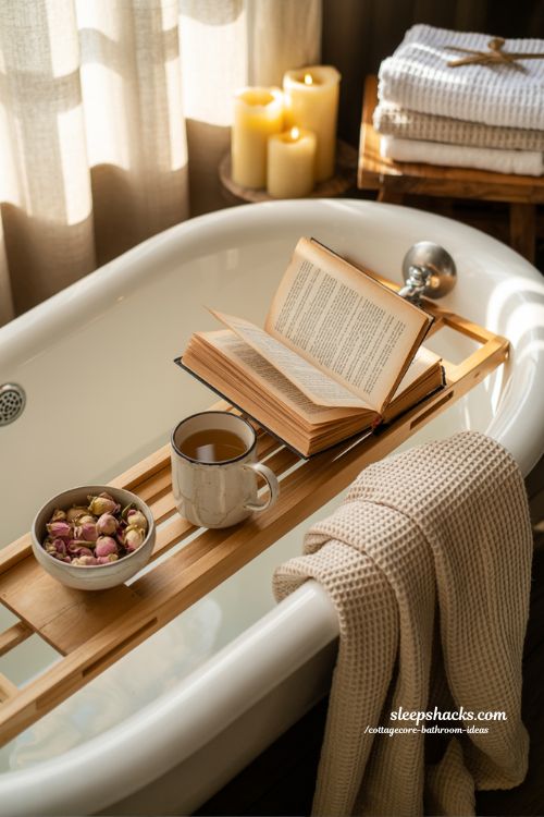 Slow Living Ritual: Cozy Cottagecore Bathing Experience